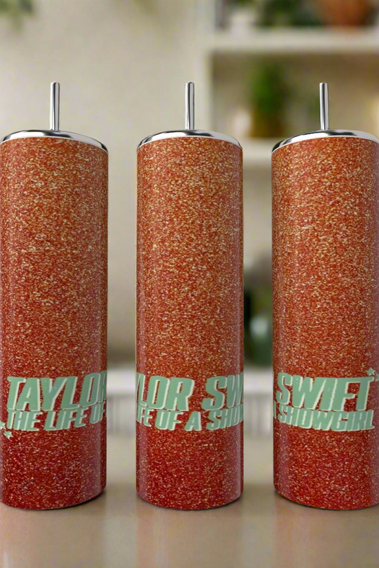 The life of a Showgirl Inspired Taylor Swift 20oz Tumbler Collection