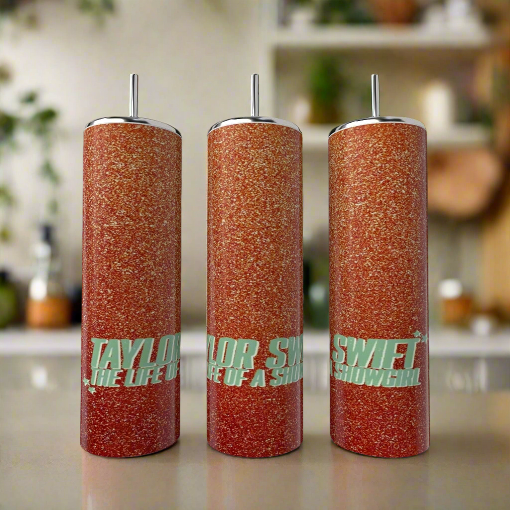The life of a Showgirl Inspired Taylor Swift 20oz Tumbler Collection