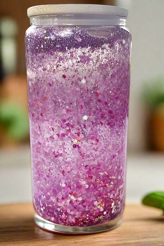 Snowglobe Tumbler | 16 oz glass