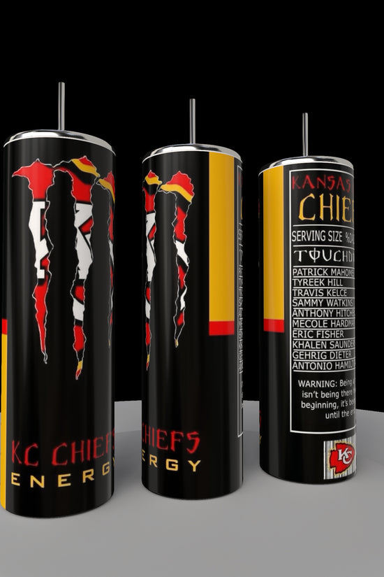 Kansas City Chiefs Monster | 20oz Skinny Tumbler