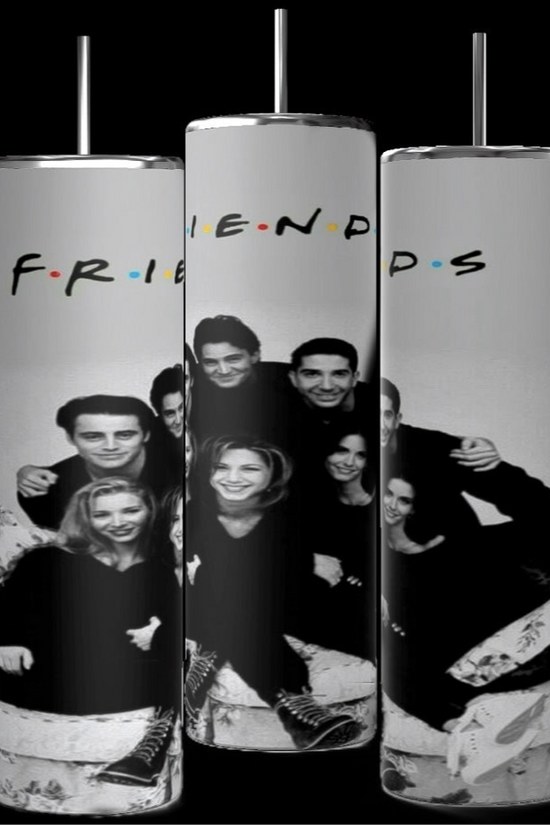 Friends B&W 20oz tumbler