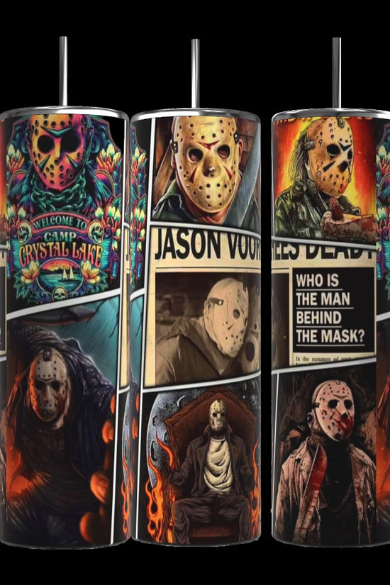 The set includes three 20 oz tumblers in blue from Kreative Kreationz, each adorned with medical-themed designs like stethoscopes, syringes, bandages, and a 
