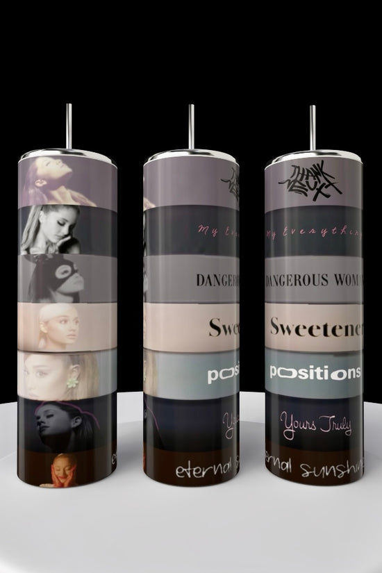 Ariana Grande Album Aesthetic with External Sunshine 20oz Tumbler