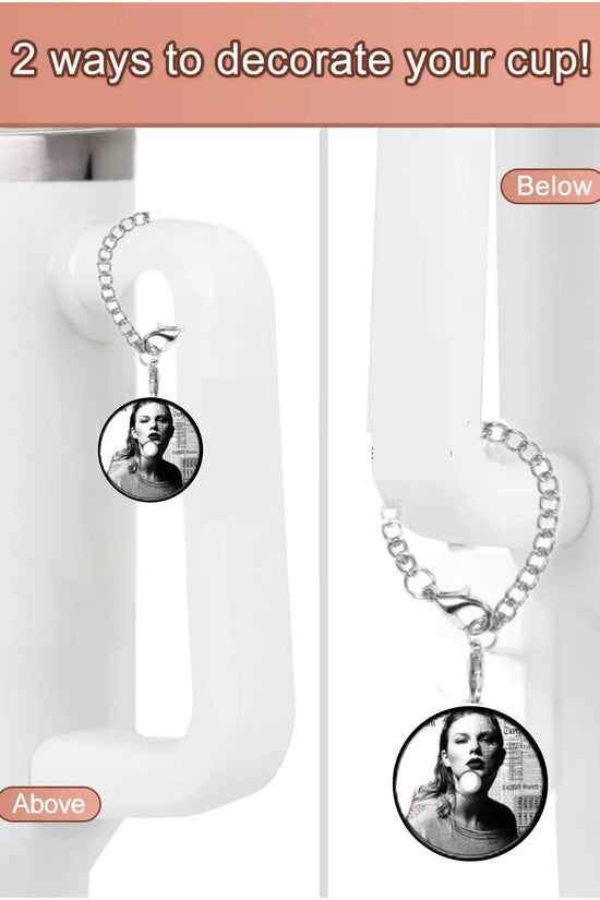 Taylor Swift Vinyl Charm Dangle | Cup Accessory