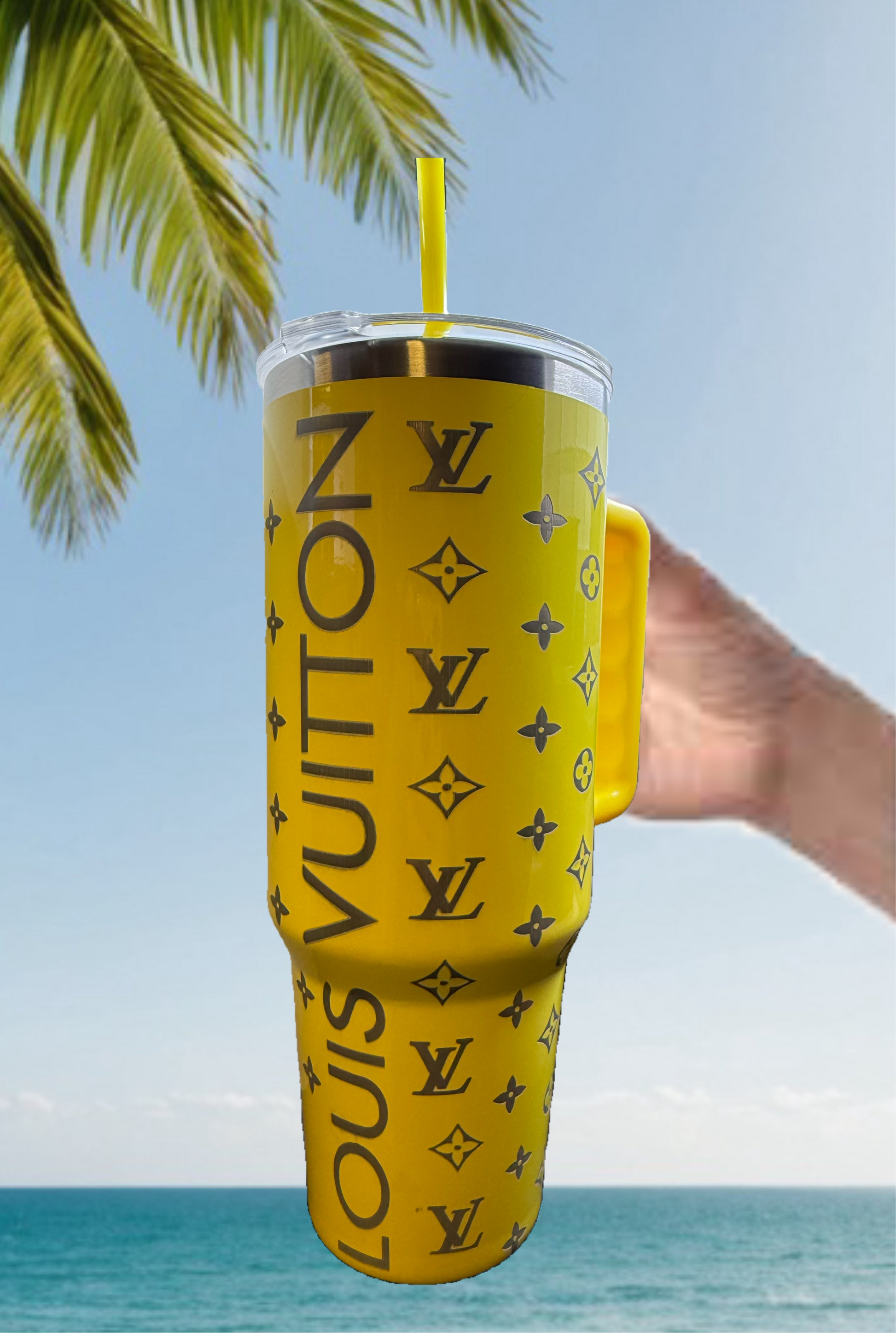 LV Engraved Tumbler