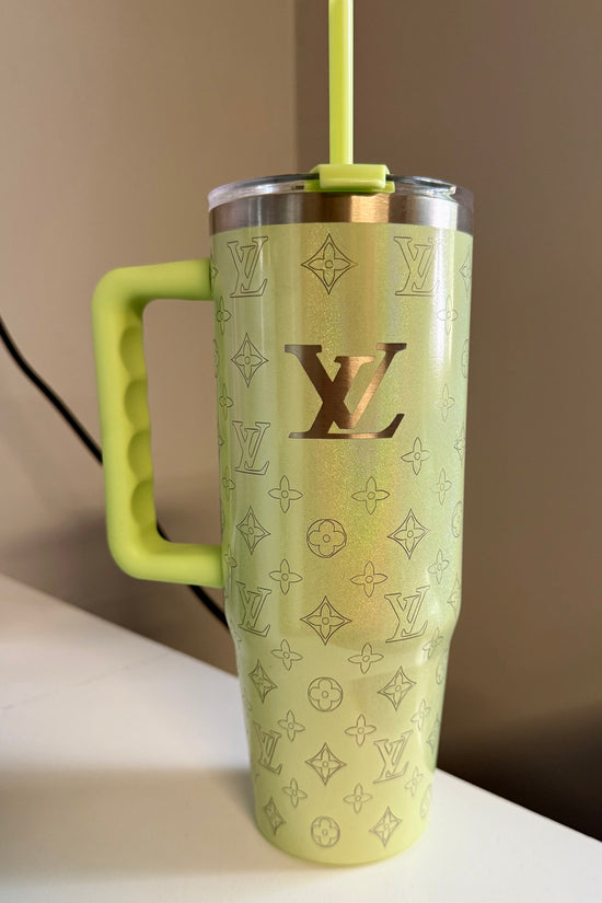 LV Engraved Shimmer Tumbler