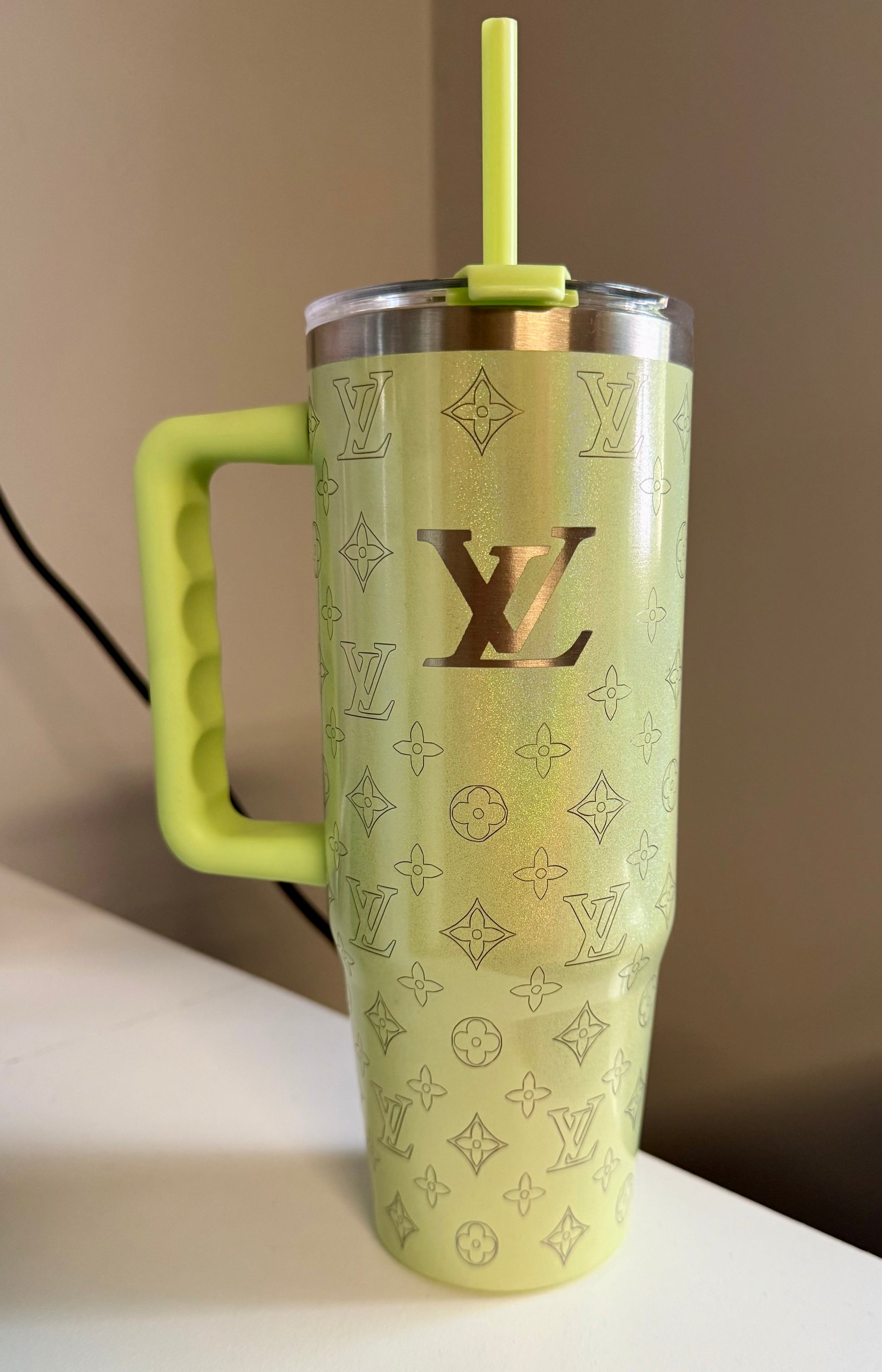 LV Engraved Shimmer Tumbler