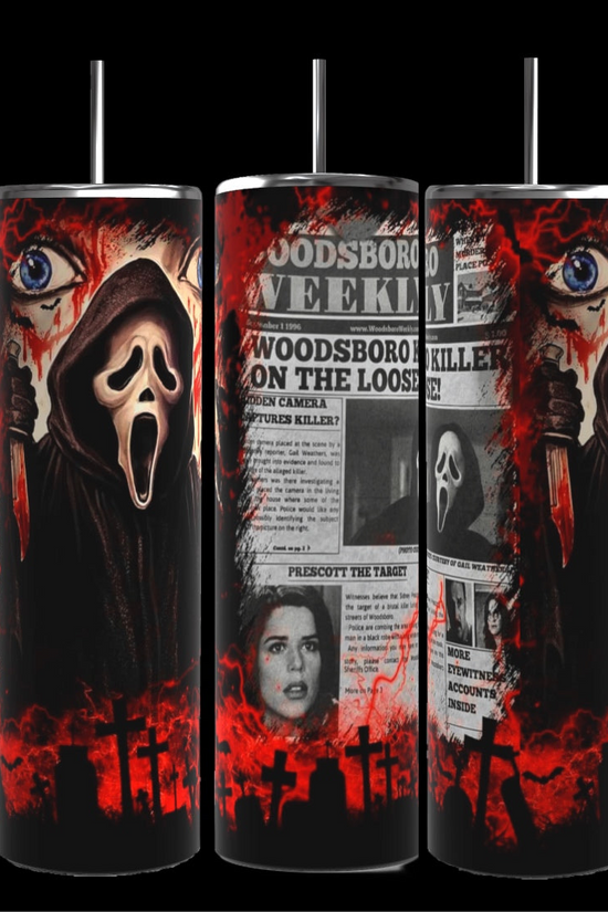 The set includes three 20 oz tumblers in blue from Kreative Kreationz, each adorned with medical-themed designs like stethoscopes, syringes, bandages, and a 