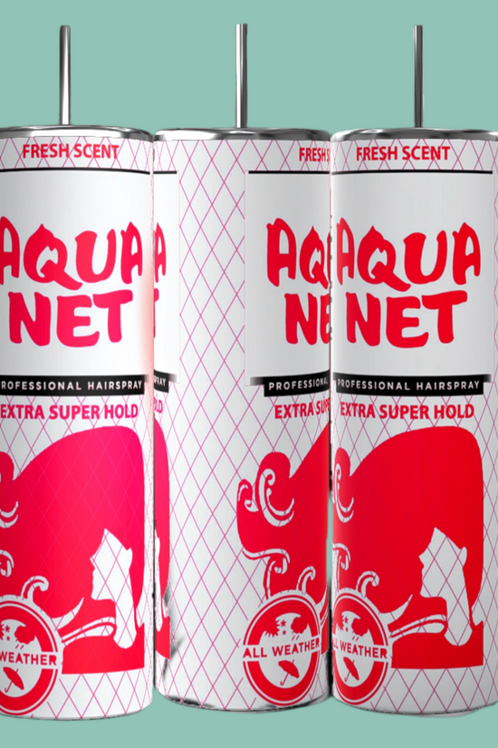 Three Aqua Net Double Sided 20oz Tumblers from Kreative Kreationz with 