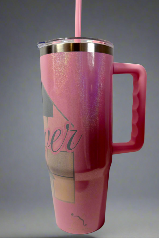 Lover House 40oz Taylor Swift Engraved Shimmer Tumbler