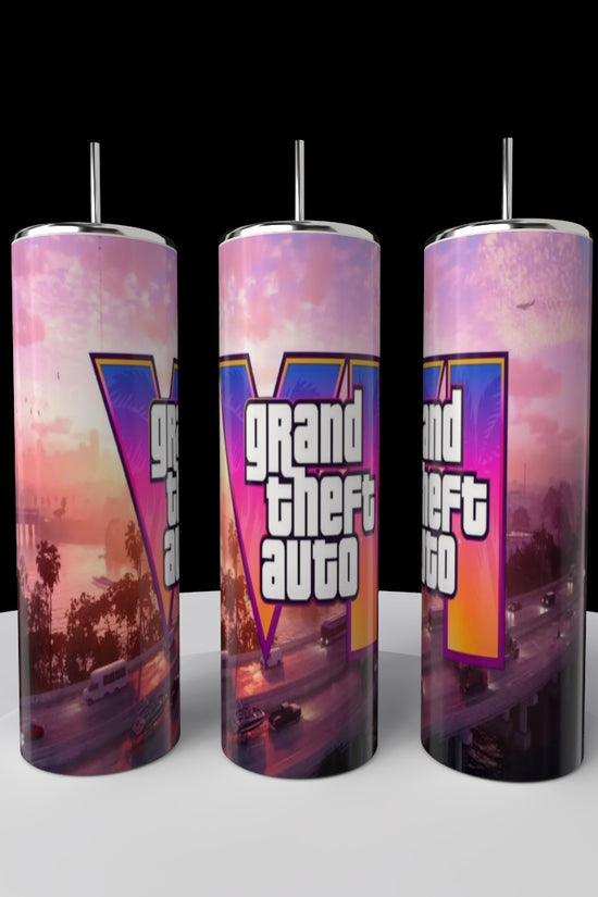 Grand Theft Auto 20oz Tumbler