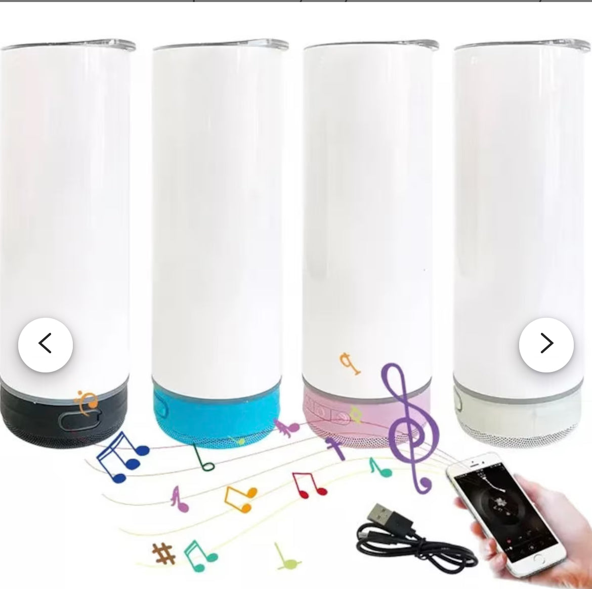 Customized 20oz Bluetooth Tumbler