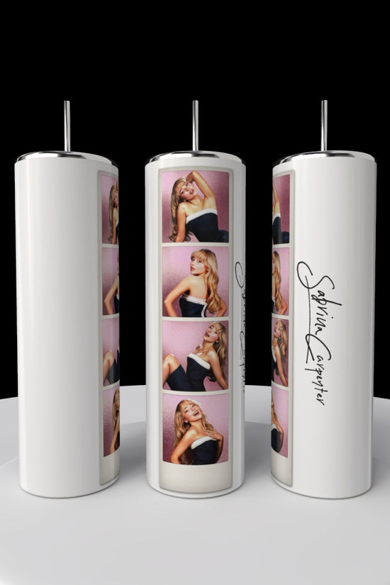 Sabrina Carpenter Photo Strip Tumbler