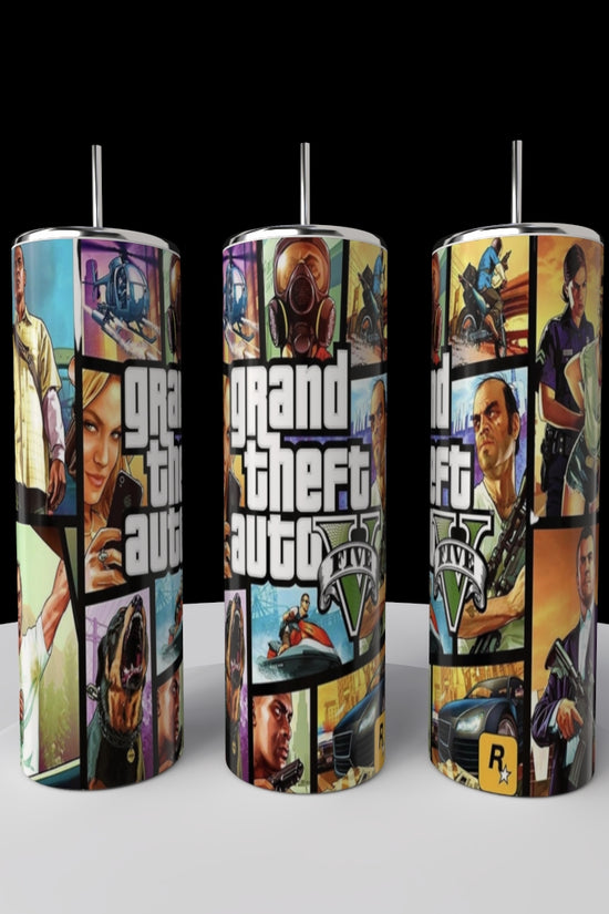 Grand Theft Auto 5 20oz Tumbler