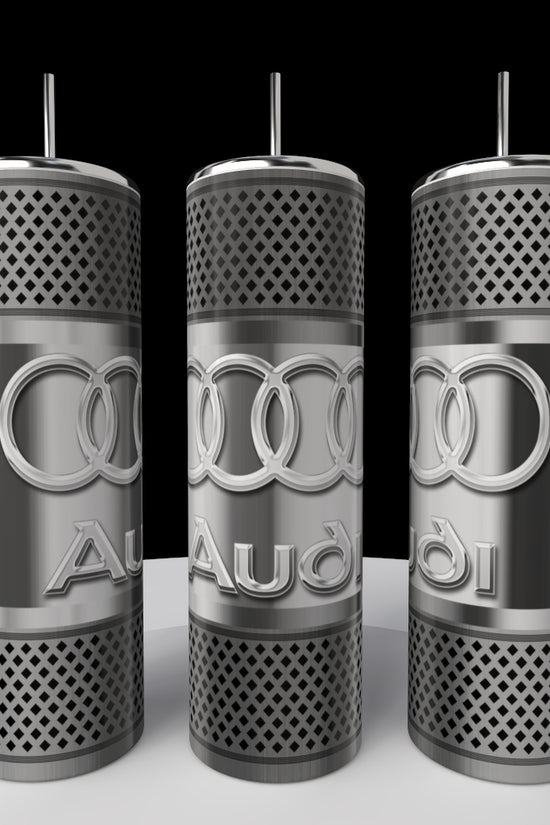 Car Enthusiast Silver Stainless Steel 20oz Tumbler