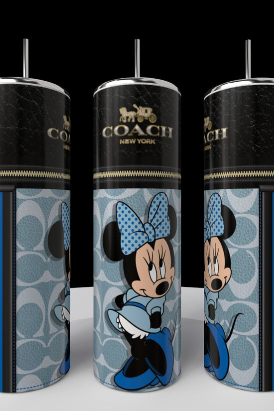Minnie Mouse Coach Series 20oz Skinny Tumbler