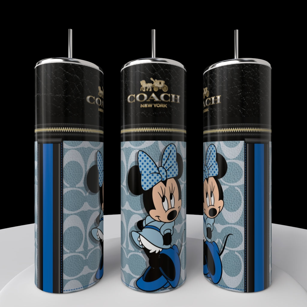 Minnie Mouse Coach Series 20oz Skinny Tumbler