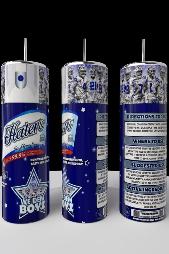 Cowboys  - 20oz Skinny Tumbler