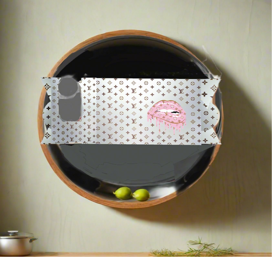 Louis Vuitton Dripping Lips | Stanley Lid Plate/Topper