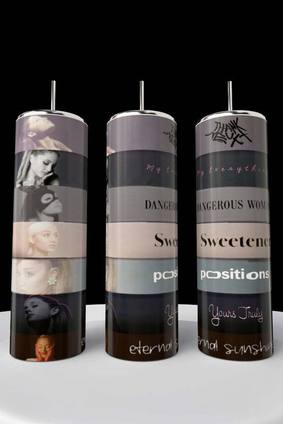 Ariana Grande Album Aesthetic with External Sunshine 20oz Tumbler