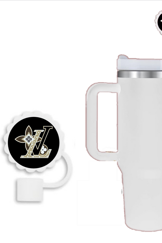LV Straw Cover- Fits Stanley cup sizes 40oz 30oz 20oz- 10mm straws