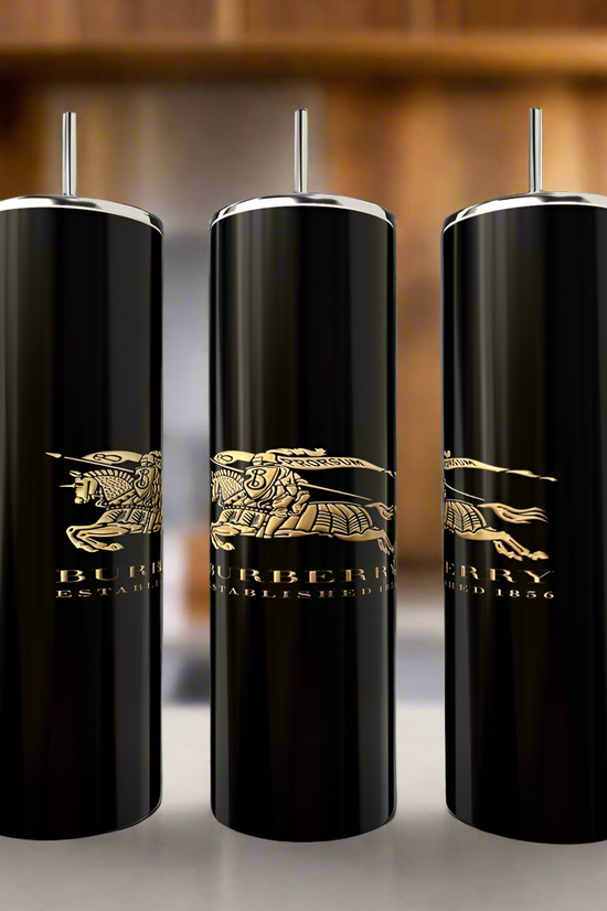 Burberry Black 20oz Skinny Tumbler