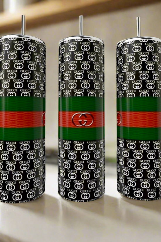 GUCCI Black | Red | Green | 20oz Skinny Tumbler