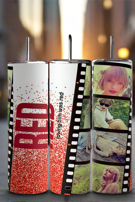 Eras Filmstrip Collage Custom Collection| Taylor Swift 20oz Tumbler!