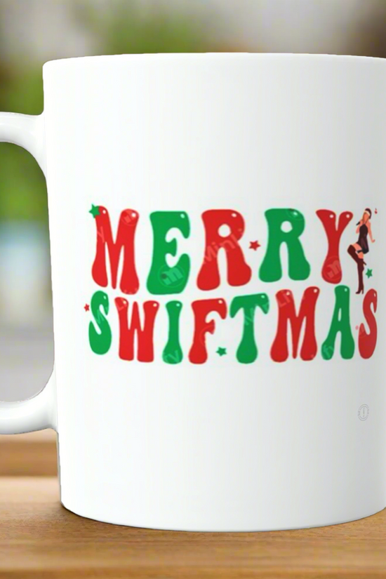 Merry Swiftmas Taylor Swift Ceramic Mug