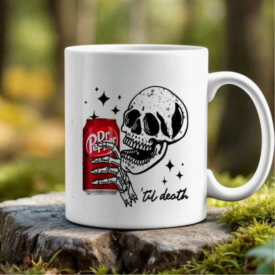 To death Skull Ceramic Mug | Pepsi | Red Bull | Dr Pepper