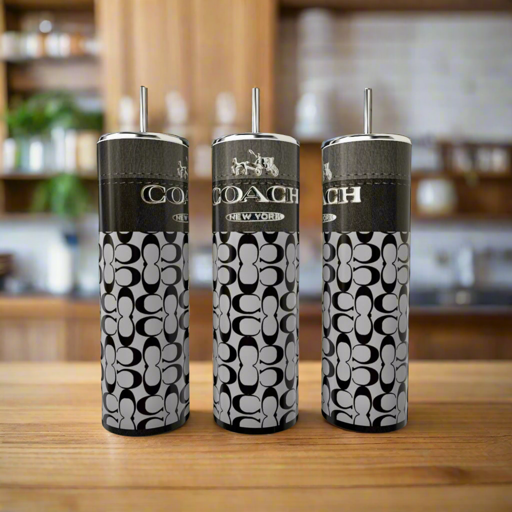 Coach Inspired 20oz Skinny Tumbler