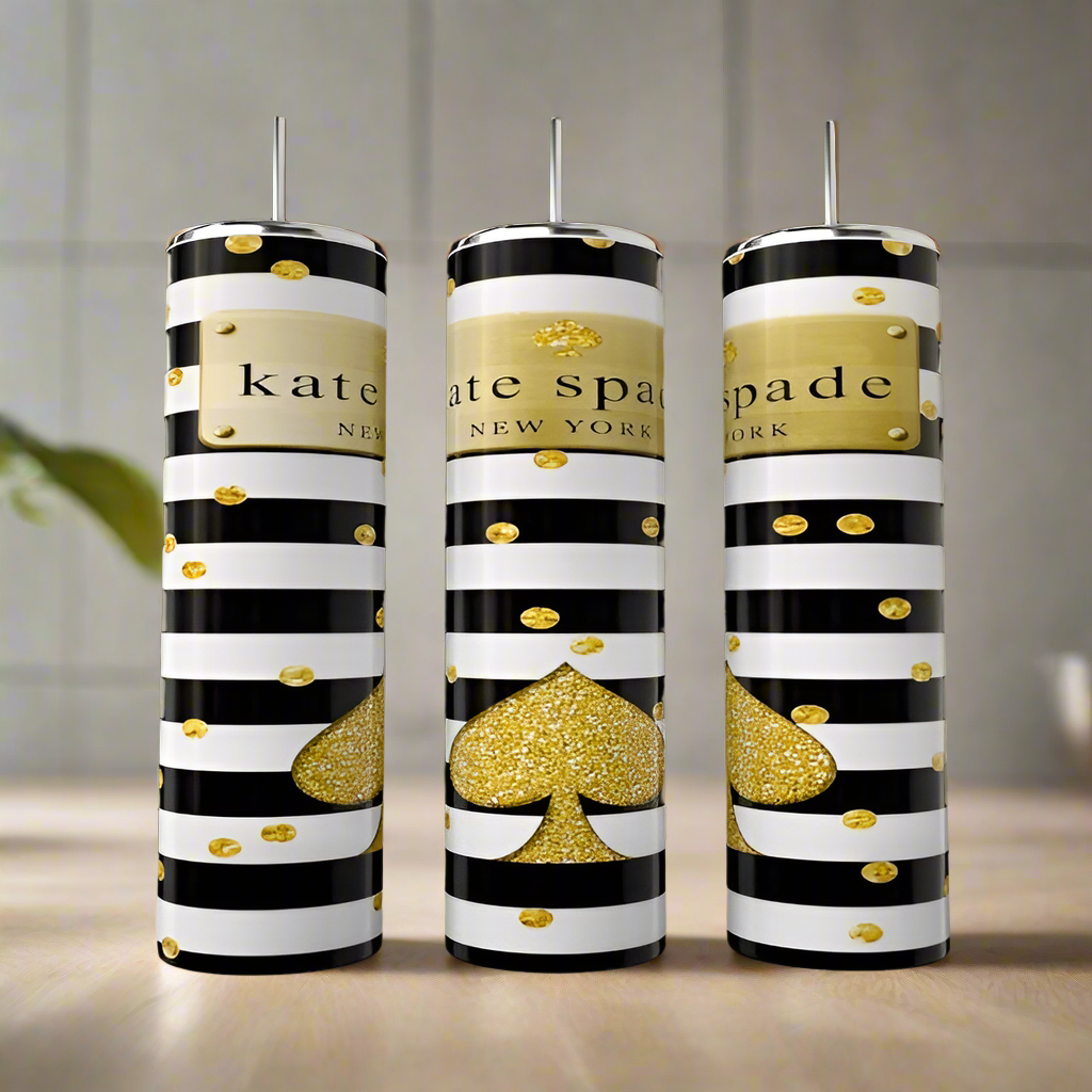 Kate Spade Sparkle 20oz Skinny Tumbler