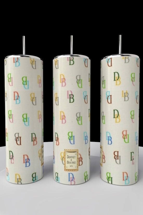 D&B -Multicolor | Beige 20oz Tumbler