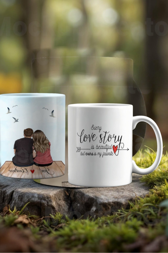 Personalized Couples Ceramic Mug