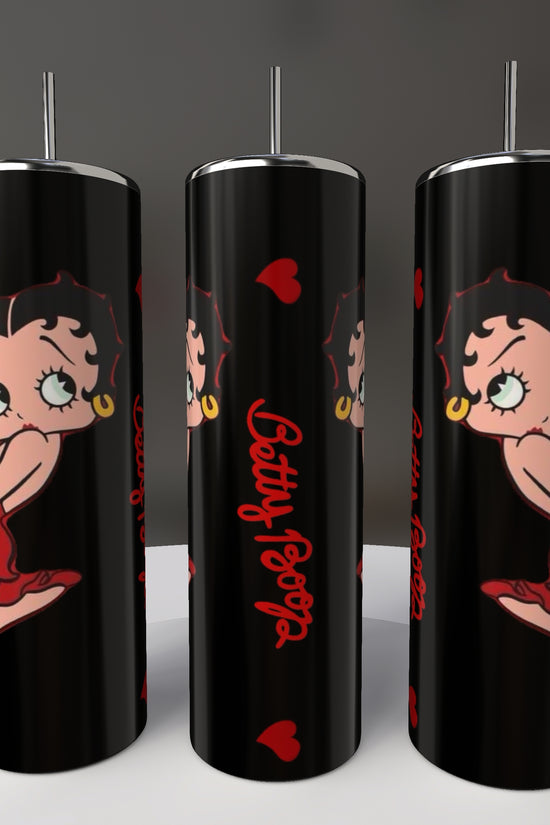 Betty B White 20oz Skinny Tumbler