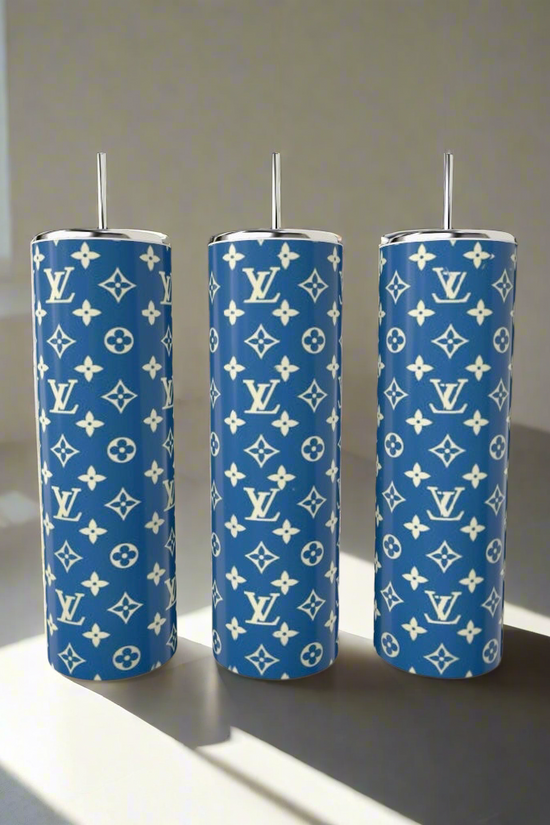 LV Blue & Yellow 20oz Tumbler