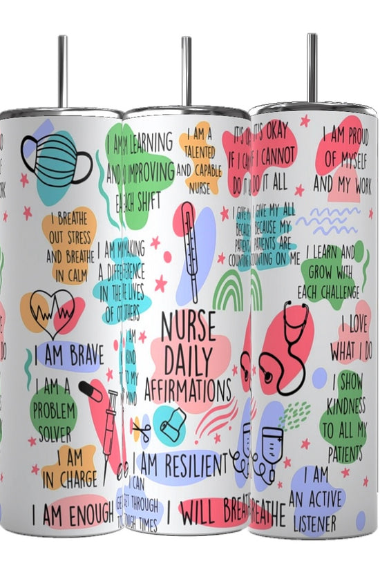 Nurse Affirmation 20oz Skinny Tumbler