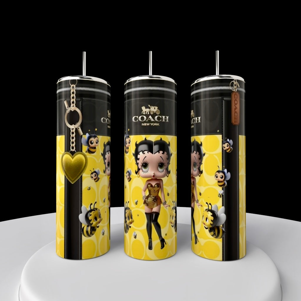 Betty Boop | Yellow 20oz Tumbler