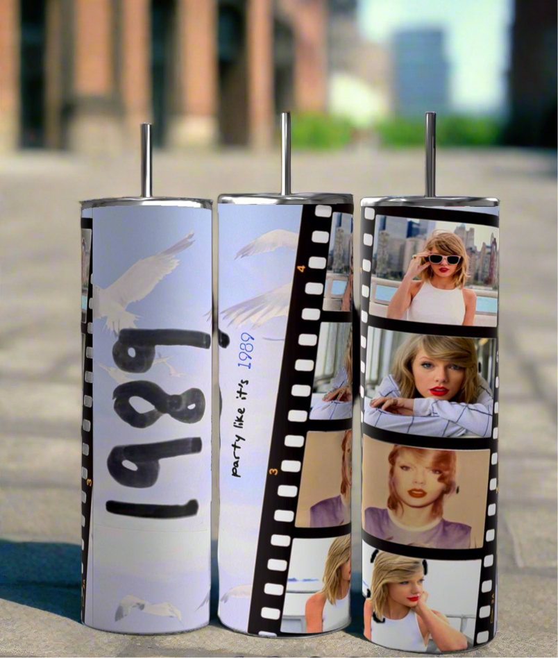 Eras Filmstrip Collage Custom Collection| Taylor Swift 20oz Tumbler!