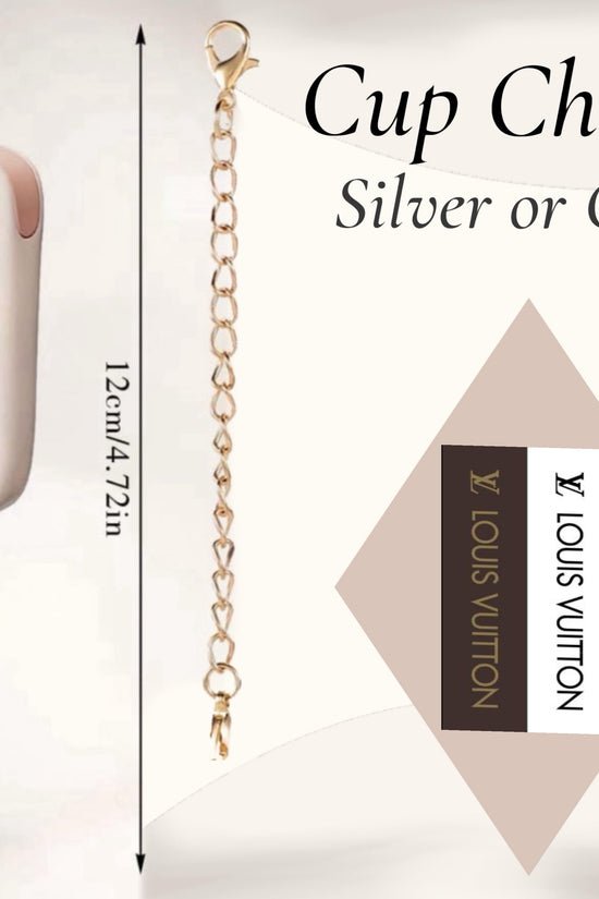 LV Rectangle Charm Dangle | Cup Accessory