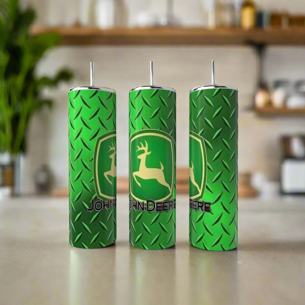 John Deere 20oz Skinny Tumbler