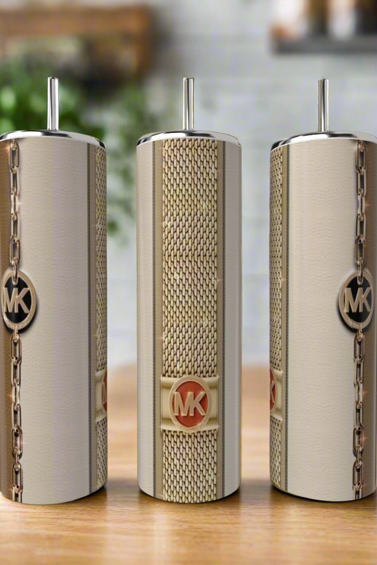 MK Glitz 20oz Tumbler Red or Brown