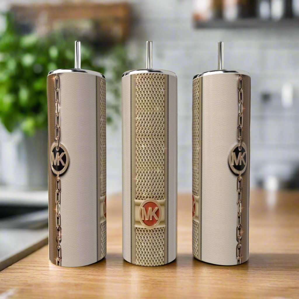 MK Glitz 20oz Tumbler Red or Brown