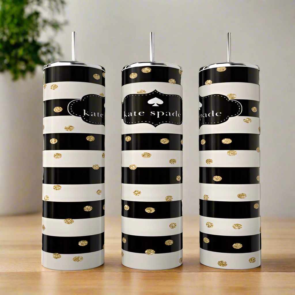 Kate Spade Sparkle 20oz Skinny Tumbler