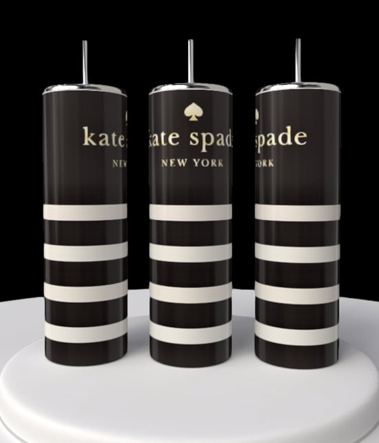 Kate Spade Stripe 20oz Skinny Tumbler