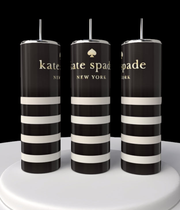 Kate Spade Stripe 20oz Skinny Tumbler