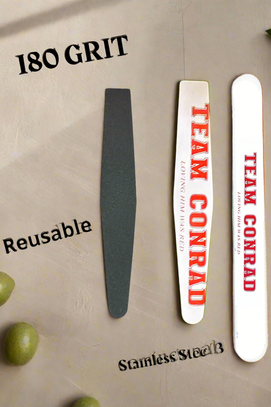 Team Conrad 180 grit stainless Steel Nail File