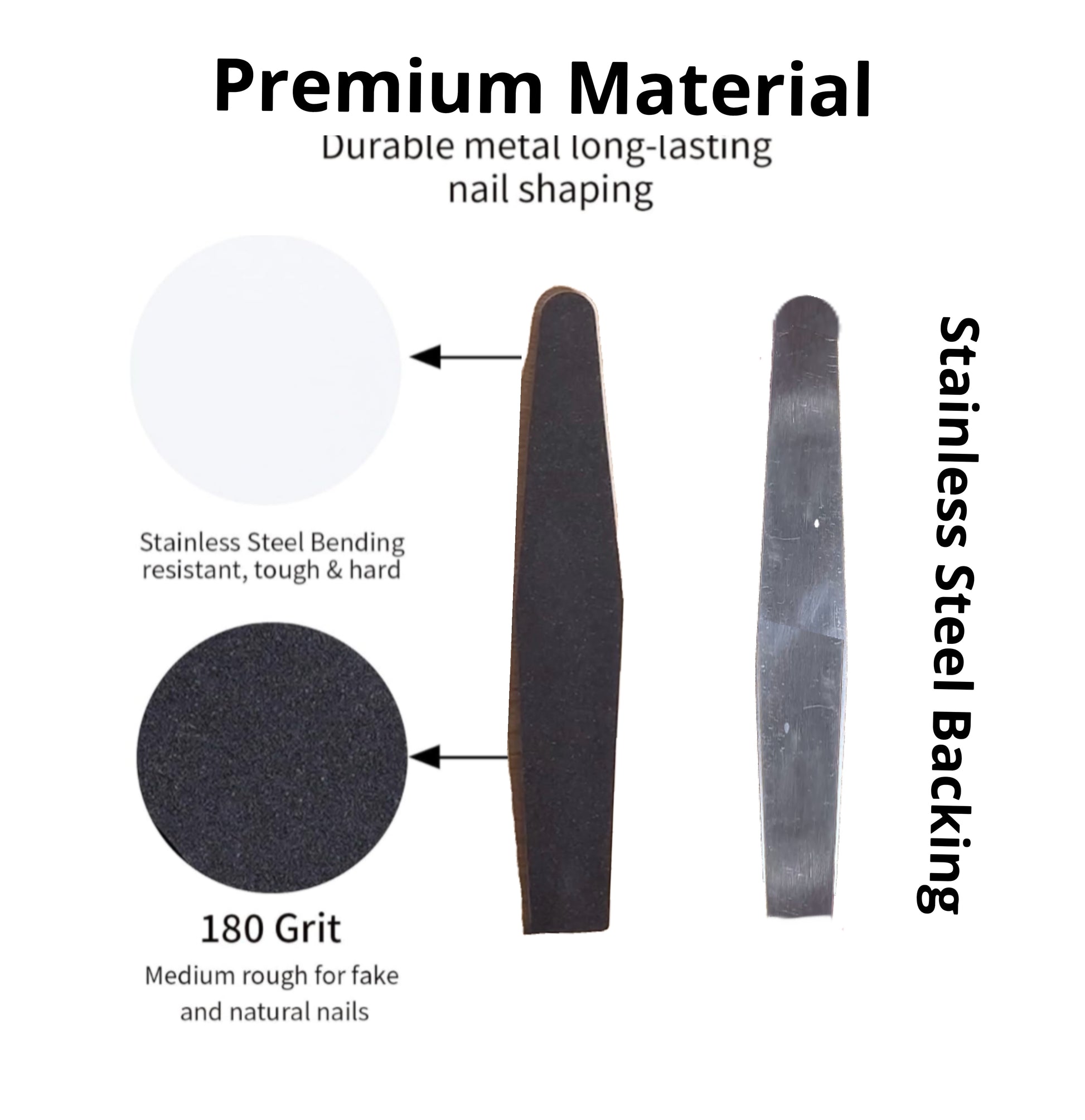 Team Jeremiah 180 Grit Nail File