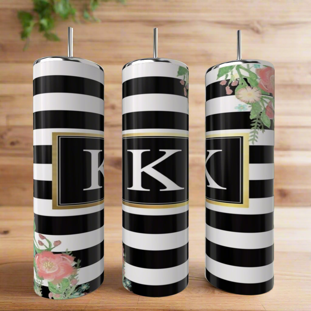 Monogram Kate Spade Spring 20oz Skinny Tumbler