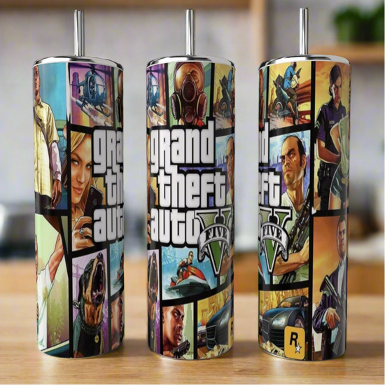 Grand Theft Auto 5 20oz Tumbler